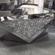 Stunning crushed crystal glitz coffee table