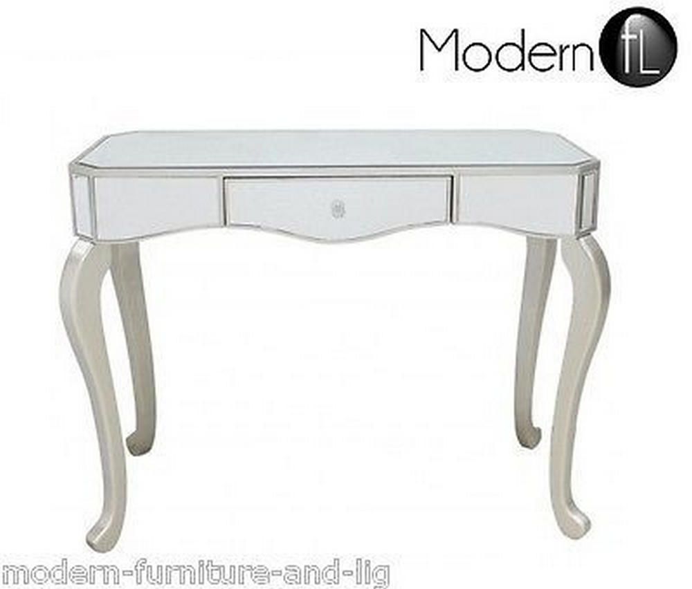 Mirrored One Drawer Console Table Mirrored Table Side Table